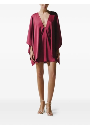 Baobab Pietro draped mini dress - Red