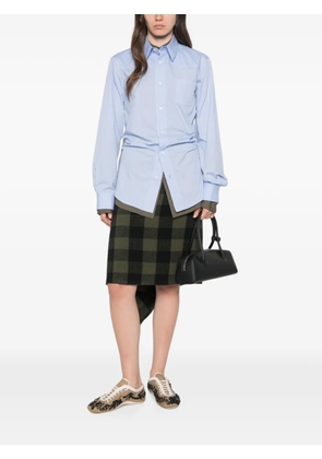 Nº21 logo-embroidered shirt - Blue