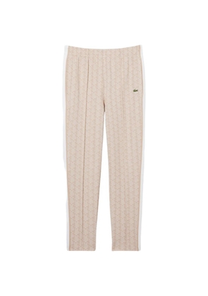 Lacoste monogram jacquard track pants - Neutrals