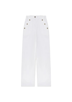 Max Mara Badesse button-detail jeans - White