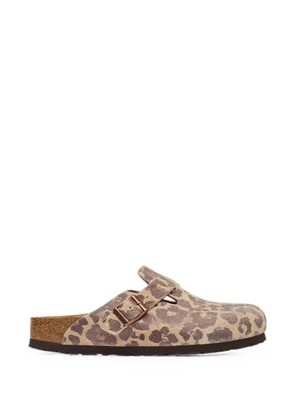 Birkenstock Boston leopard-print mules - Neutrals