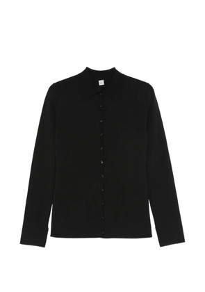 TOTEME button-up knit cardigan - Black