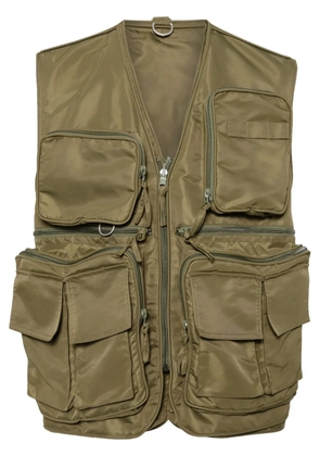 Hed Mayner multi-pocket gilet - Green