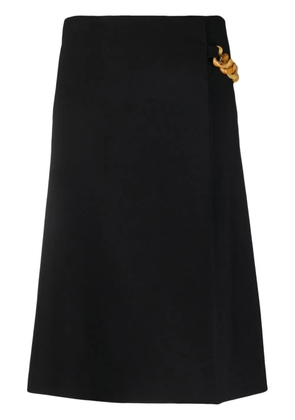 Stella McCartney Falabella chain A-line skirt - Black