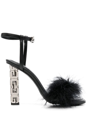 Givenchy G Cube 105mm feather sandals - Black