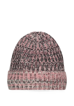 Malo ribbed-knit cashmere beanie hat - Pink