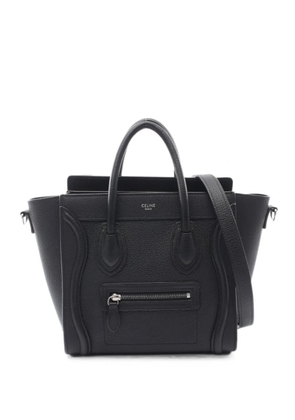 Celine Pre-Owned 2000s Luggage Nano two-way leather handbag - Black