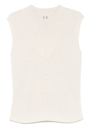 Rick Owens ribbed vest - Neutrals