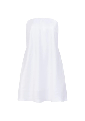 CAYET Demi strapless mini dress - White