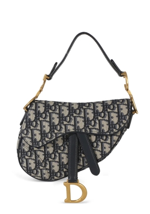 Christian Dior Pre-Owned 2021 mini Oblique Saddle handbag - Blue