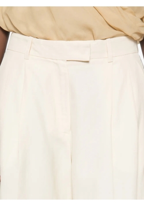 Liviana Conti pleated straight-leg trousers - Neutrals
