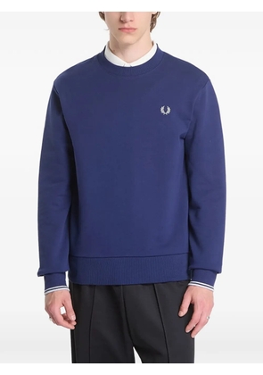 Fred Perry logo-embroidered sweatshirt - Blue