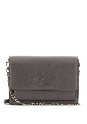 LIU JO logo-plaque shoulder bag - Grey