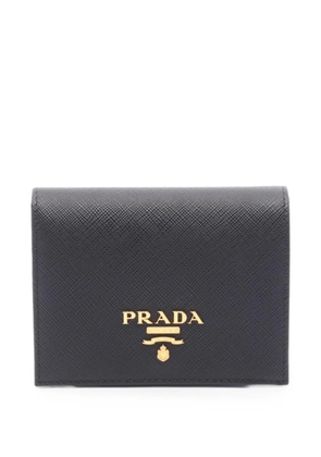Prada Pre-Owned 2020s Saffiano-leather bi-fold wallet - Black