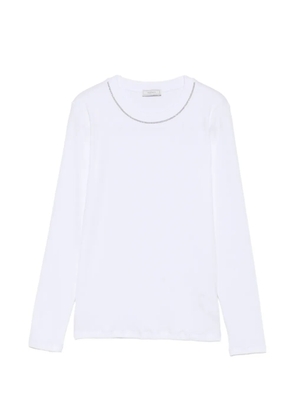 Peserico long-sleeve top - White