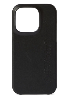 Off-White Bookish iPhone 14 Pro case - Black
