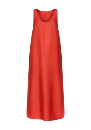 LouLou de Saison scoop-neck side-vent maxi dress - Red