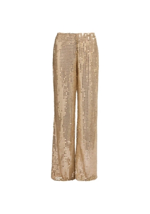 Elie Saab sequin-embellished trousers - Gold