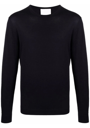 Allude fine-knit virgin-wool jumper - Blue