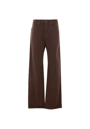 Brunello Cucinelli loose-fit cotton jeans - Brown