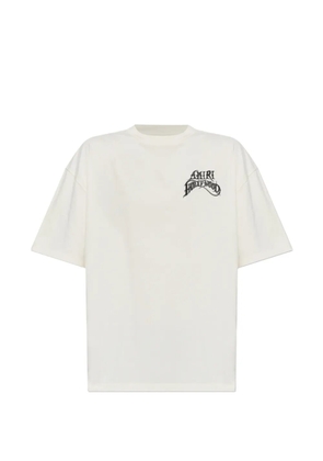 AMIRI logo-print T-shirt - Neutrals