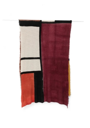 Faliero Sarti Ada friged scarf - Red