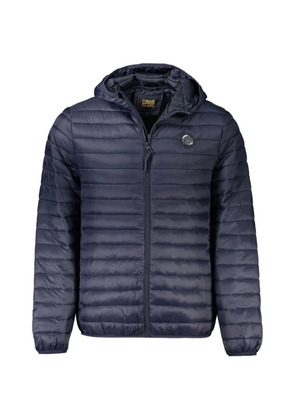 Cavalli Class quilted hooded jacket - Blue