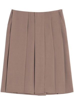 Lanvin pleated culotte shorts - Neutrals