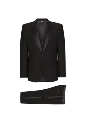 Dolce & Gabbana peak-lapel three-piece suit - Black