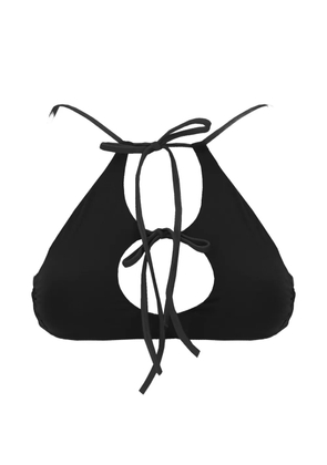 Maison Anami reversible cutout bikini top - Black