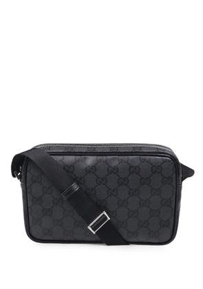 Gucci mini GG Supreme messenger bag - Black