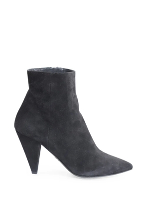 Prada Pre-Owned pointed-toe suede ankle boots - Black