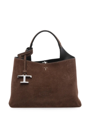 Tod's T-Timeless pendant leather cross body bag - Brown