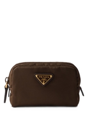 Prada micro Re-Nylon pouch - Brown