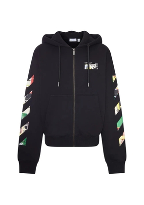 Off-White Industrial Arrow zip-up hoodie - Black