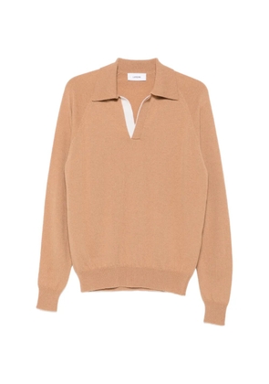 Lardini contrast-trim raglan-sleeve sweater - Neutrals