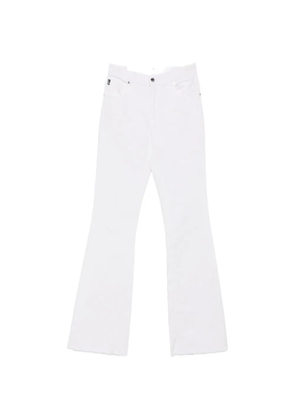 Love Moschino raw-cut flared jeans - White