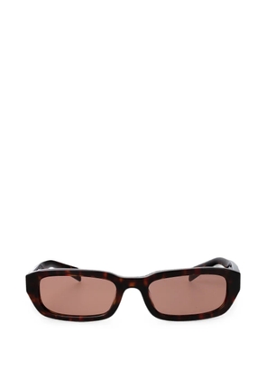 Prada Eyewear tortoiseshell-effect rectangle-frame sunglasses - Brown