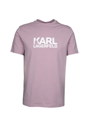 Karl Lagerfeld logo-print T-shirt - Pink