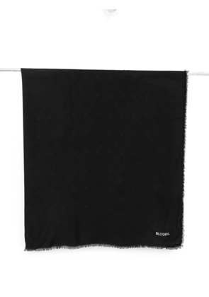 Blugirl frayed-edge scarf - Black
