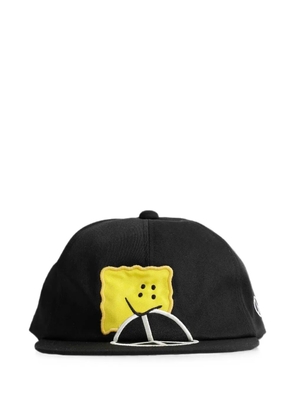 KAPITAL Peckish Peace chino baseball cap - Black