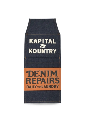 KAPITAL Denim Pulp phone holder - Blue