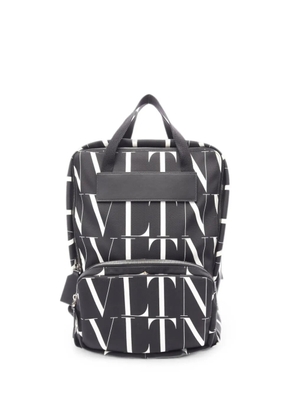 Valentino Garavani Pre-Owned 2010s VLTN logo backpack - Black