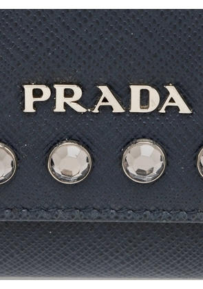 Prada Pre-Owned Saffiano studded wallet - Blue