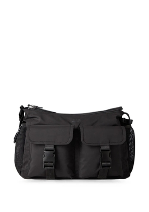 A.P.C. buckle-fastening pocket messenger bag - Black