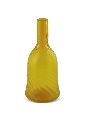ENZO DE GASPERI rippled-effect bottle vase - Yellow