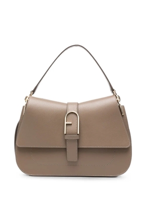 Furla buckle-detail shoulder bag - Neutrals