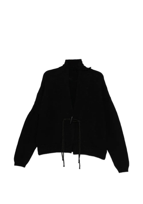 Y's toggle-fastening cardigan - Black