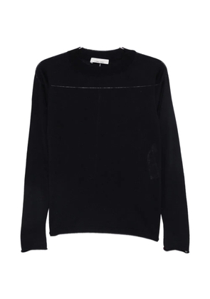 Liviana Conti contrast-stitch sweater - Blue