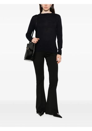 Liviana Conti contrast-stitch sweater - Blue